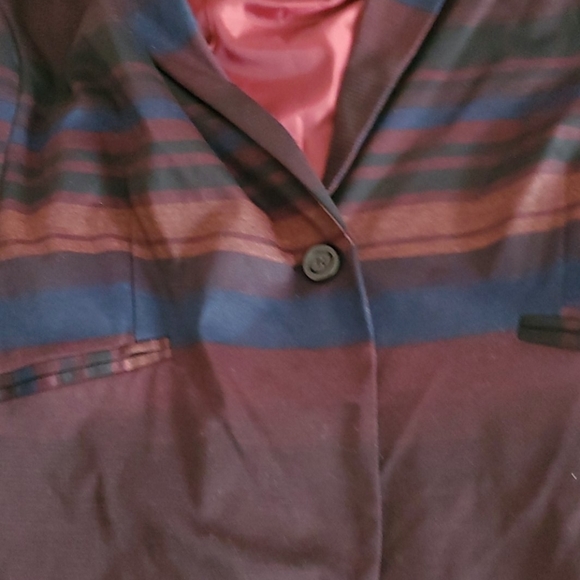 Ashley Stewart Women's Striped jacket - Picture 6 of 11